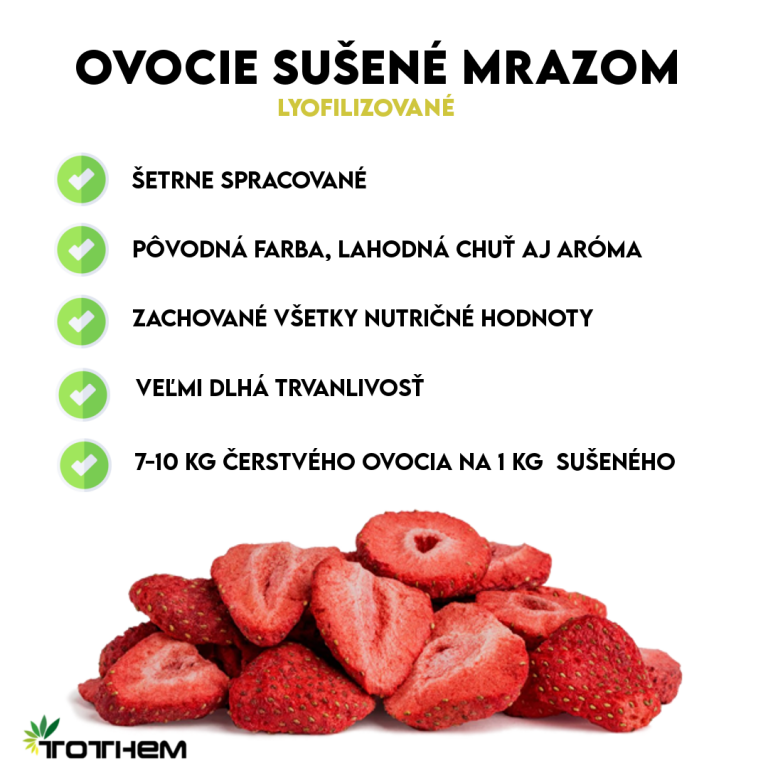 Ovocie sušené mrazom 