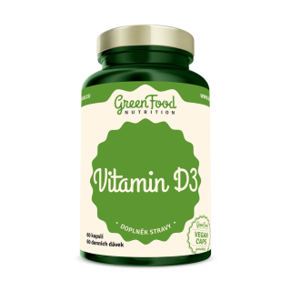 Vitamín D3 60 kapsúl GreenFood