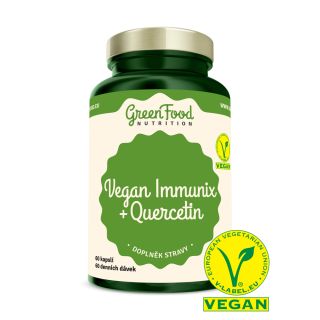 Vegan Immunix + Quercetin 60 kapsúl Greenfood