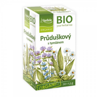 Čaj prieduškový s tymiánom BIO, 20x1,5g