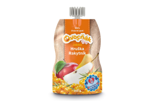 100% pyré Ovocňák - jablko, hruška, rakytník 200g