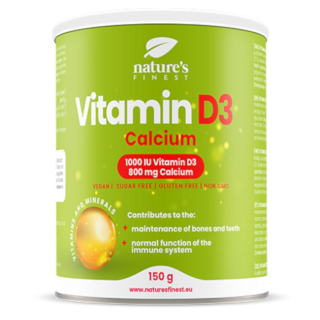 Vitamín D3 1000iu + Calcium 800mg 150g (Vitamín D3 + Vápnik)