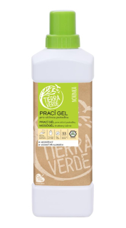 Prací gél z mydlových orechov pre citlivú pokožku
