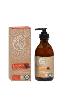 Gaštanový šampón pre posilnenie vlasov s vôňou pomaranča, 250ml Tierra Verde 