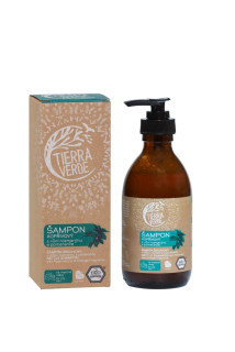 Žihľavový šampón na mastné vlasy s vôňou rozmarínu a pomaranča, 250ml Tierra Verde 